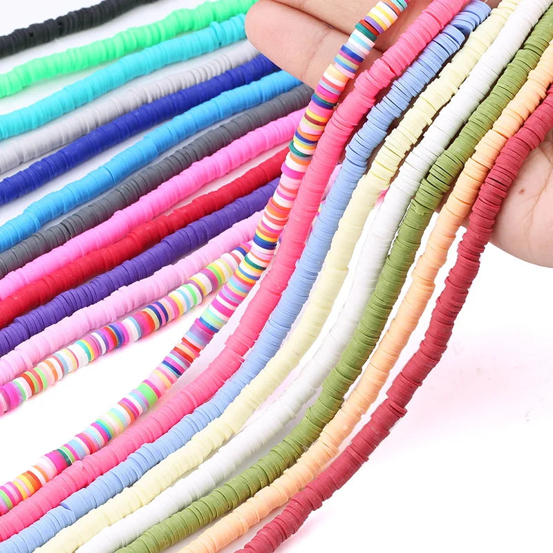 Vibrant 320-Piece Polymer Clay Beads Set for DIY Jewelry Crafting