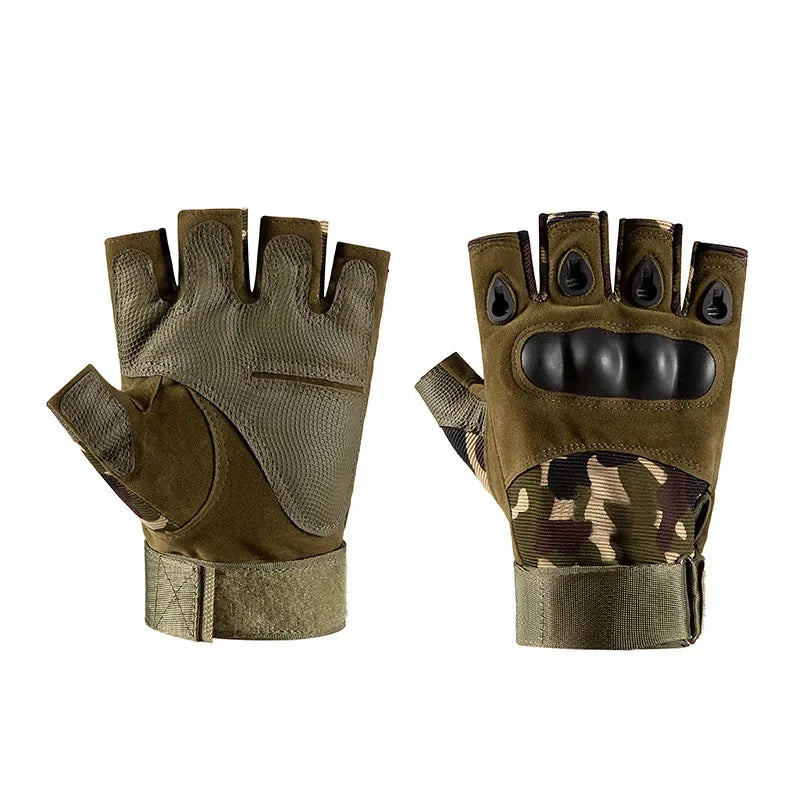 New Tactical Gloves Half Finger Combat Protective Gear for Men