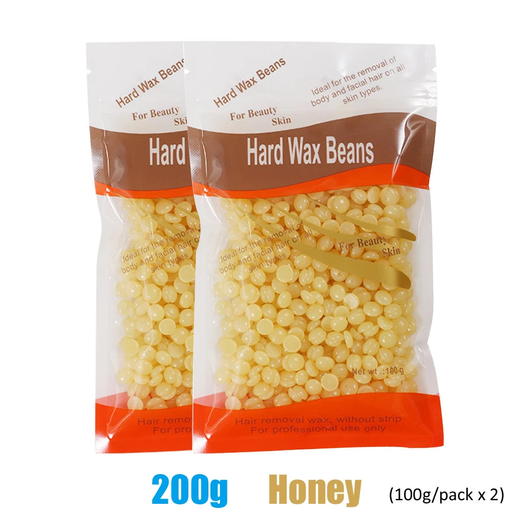 Painless Hard Wax Beans for Body and Face Hair Removal 300g 200g 50g