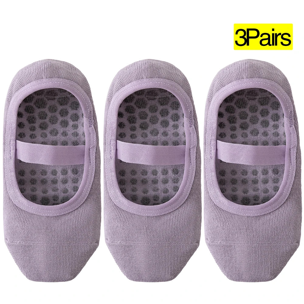 Single Strap Non Slip Yoga Socks Women Pilates Grip