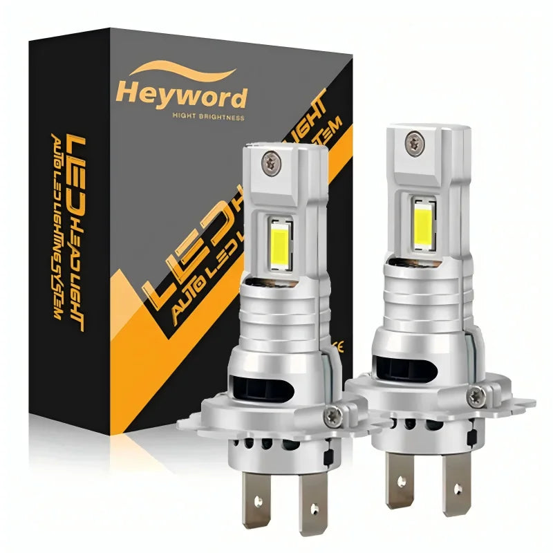Heyword H7 Mini LED Headlight Bulb 60W 20000LM 6500K