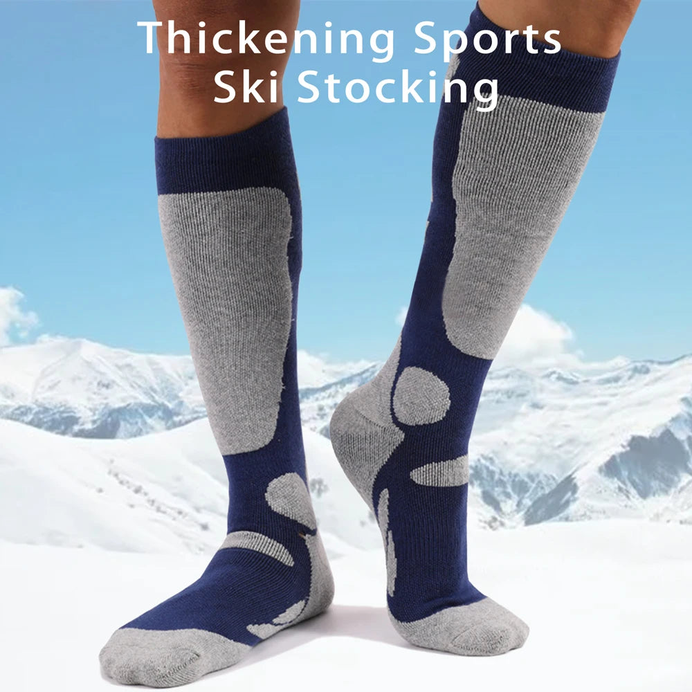 Thermal Cotton Ski Socks Unisex Warm Hiking Cycling