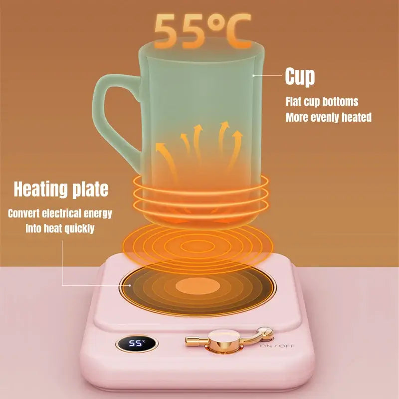 Coffee Cup Wamer Electric Mug Heater Keep Milk Tea Warm