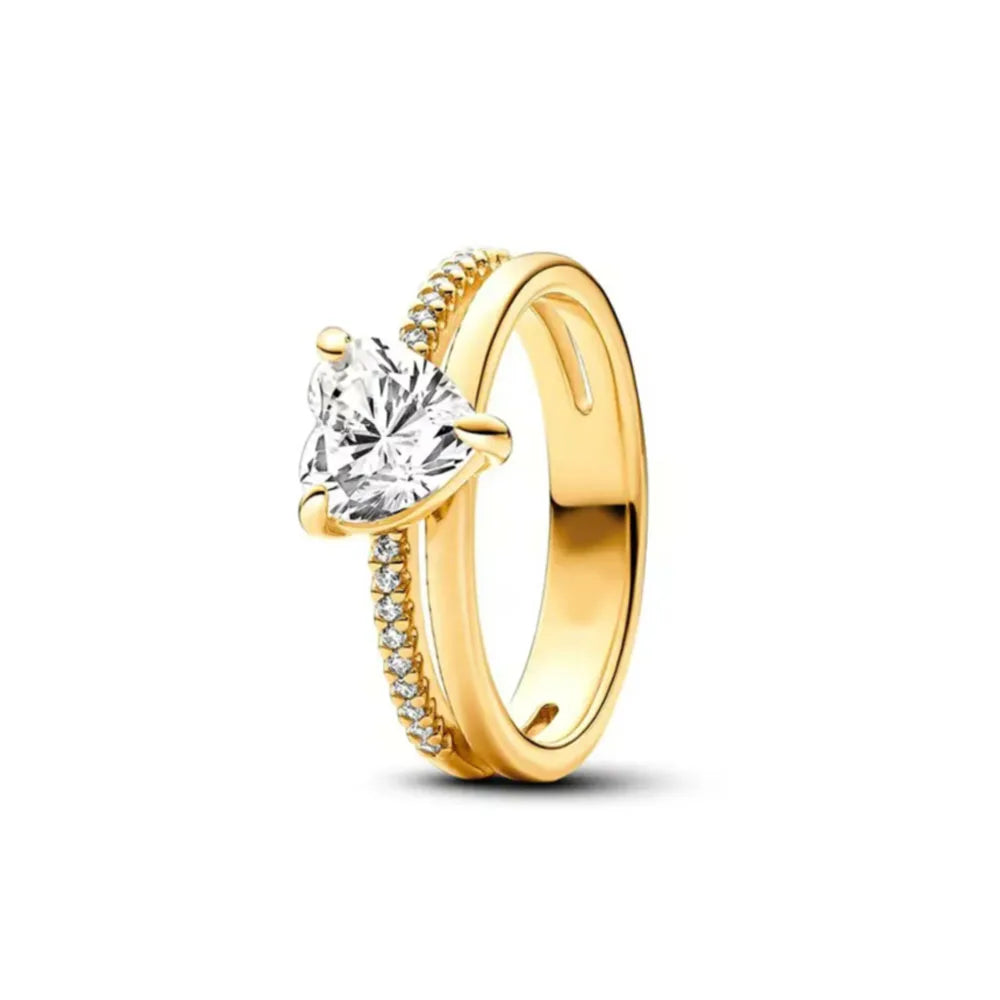 Daisy Flower Sterling Silver Ring for Women European Sizes 6 to 9 Fashionable Jewelry for Parties and Weddings