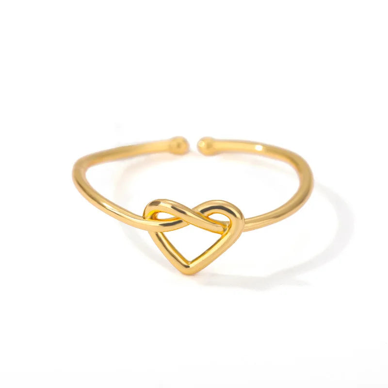 Gold Color 316L Stainless Steel Women's Rings - Fade-Resistant Luxury Wedding Jewelry with Free Shipping