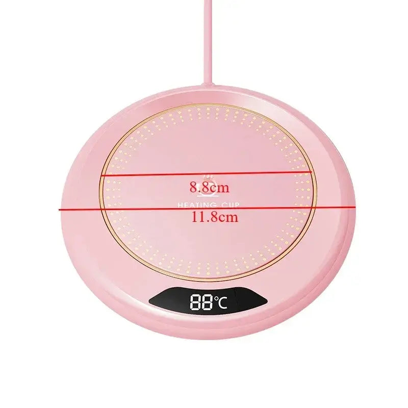 USB Cup Warmer Coffee Mug Heating Coaster With 3 Settings