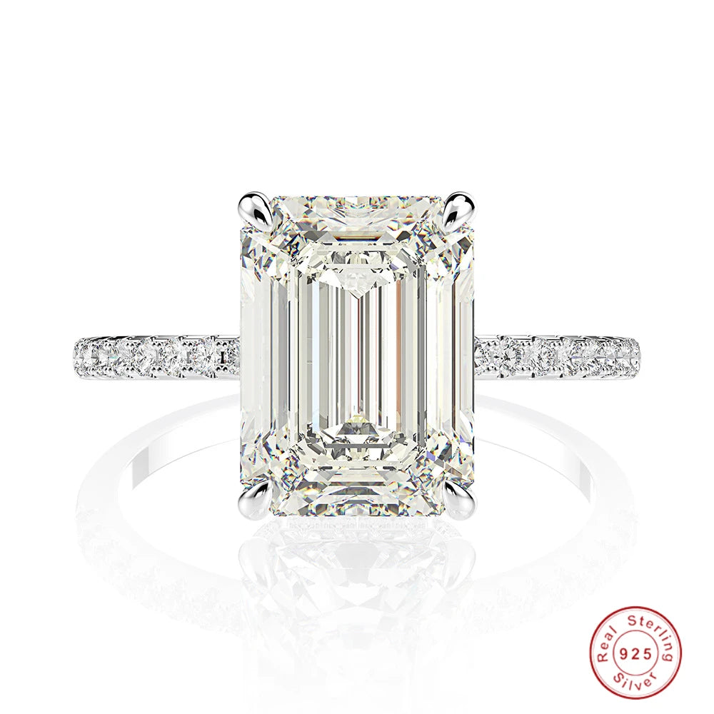 Promise Marquise Cut 3ct Simulated Diamond Engagement Ring in 925 Sterling Silver for Women Perfect Christmas Gift