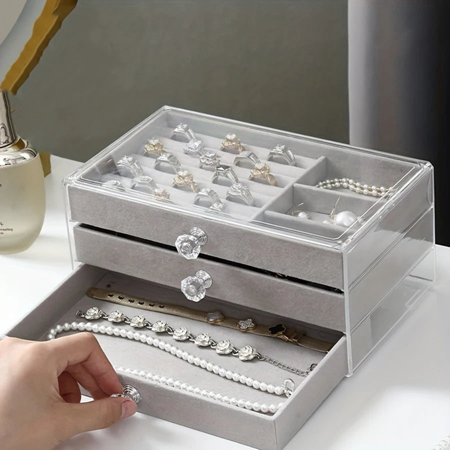Stylish Acrylic Jewelry Storage Box User Friendly Top Rated Organizer