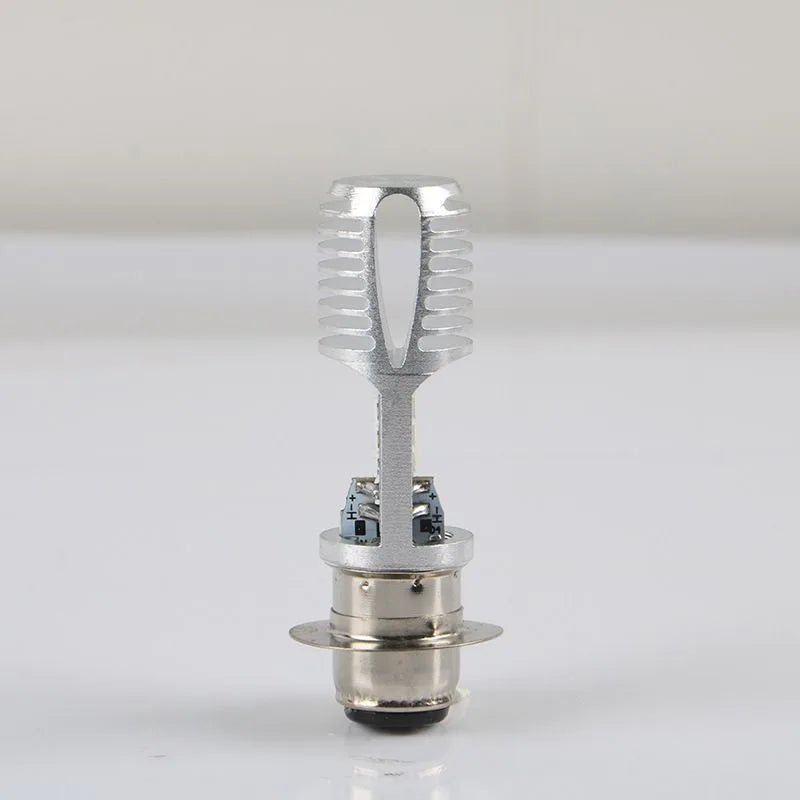 H4 BA20D 12W LED COB Motorcycle Headlight 1200LM 6000K