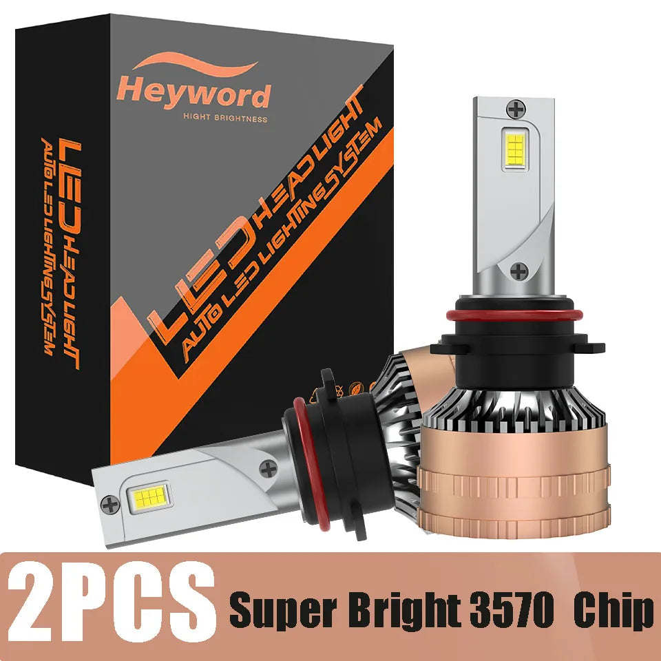 Heyword 300W 6000K LED Headlight Kit Universal Fit Car