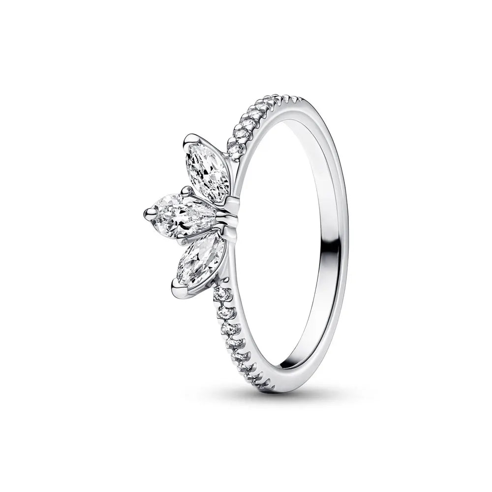 Heartfelt Elegance Red Pink Heart Zircon Ring for Women Sizes 6 to 9 PAR315