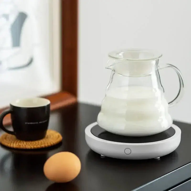 New Coffee Mug Warmer for Milk Tea Teapot Electric Heating Cup Plate 80 Degree Celsius for Home Office Use