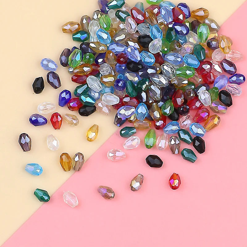 Exquisite Austrian Crystal Beads 3x5mm 100PCS for DIY Jewelry Bracelets and Necklaces