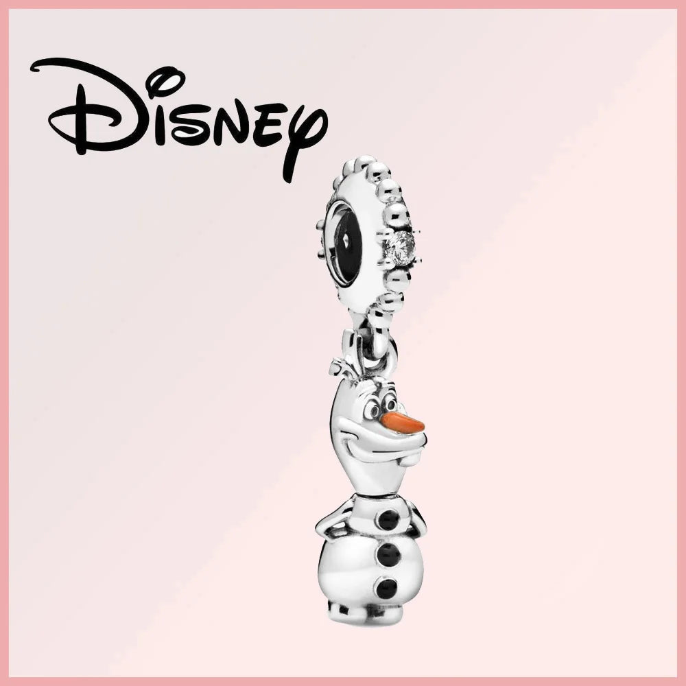 Disney 925 Sterling Silver Stitch Minnie Winnie Dangle