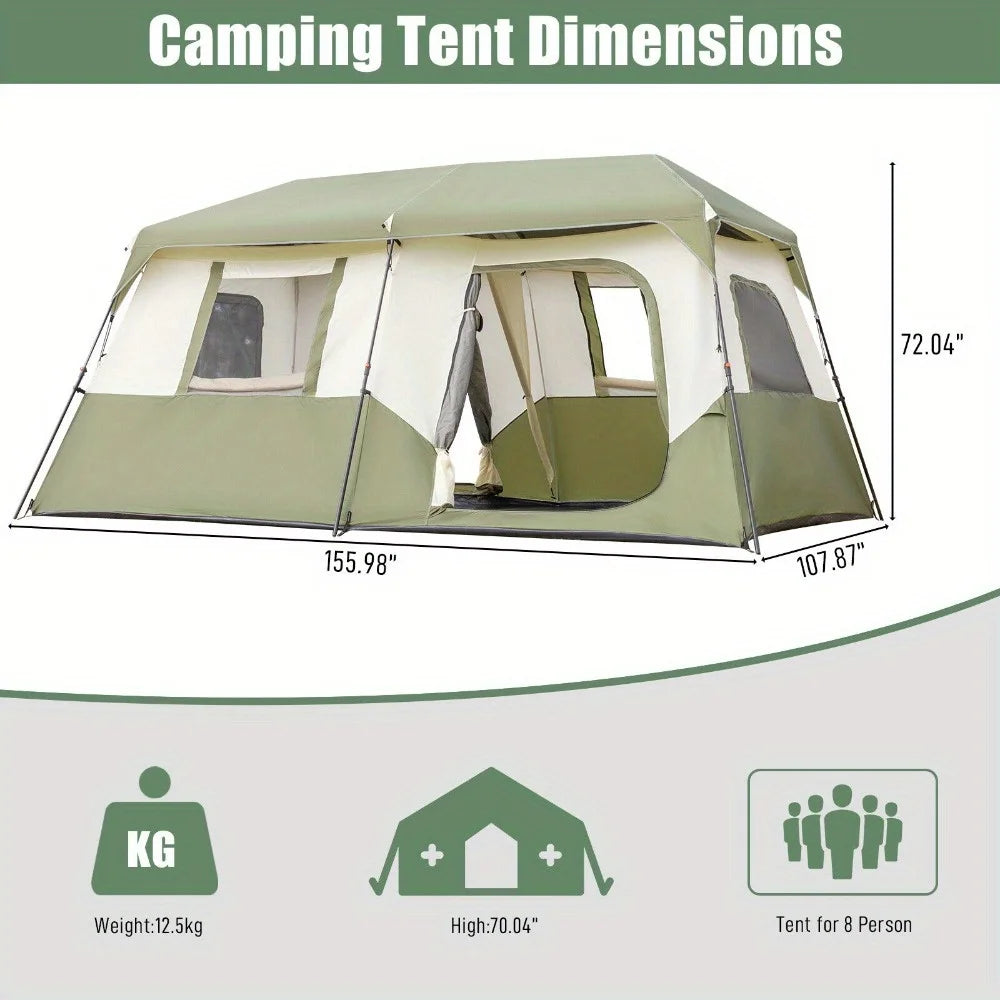 Rain And Wind Tents Build A Camping Tent For 8 People United States