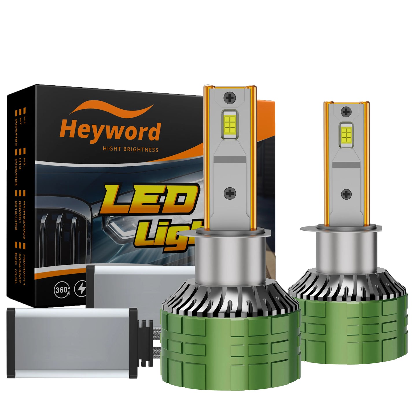 Heyword Canbus 4300W LED 6000K H7 H4 H11 HB3 HB4 9005 9006