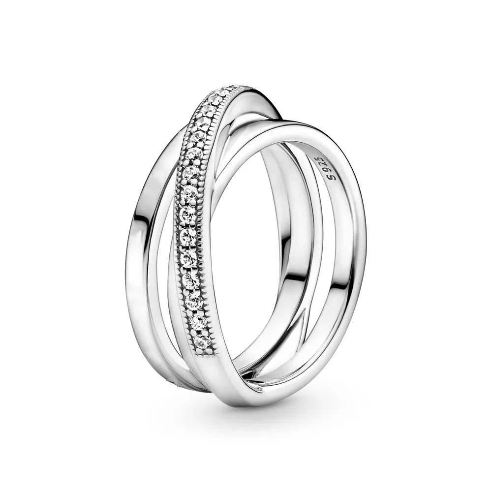 Heartfelt Elegance Red Pink Heart Zircon Ring for Women Sizes 6 to 9 PAR258