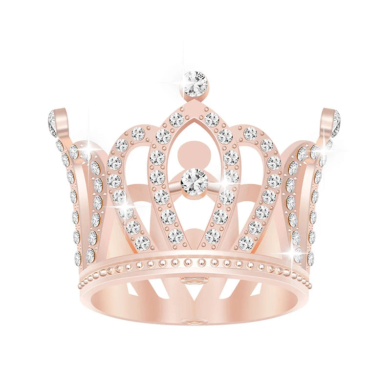 Elegant Gold and Silver Mini Flower Crown Tiara for Girls Bridal Doll Birthday Decor