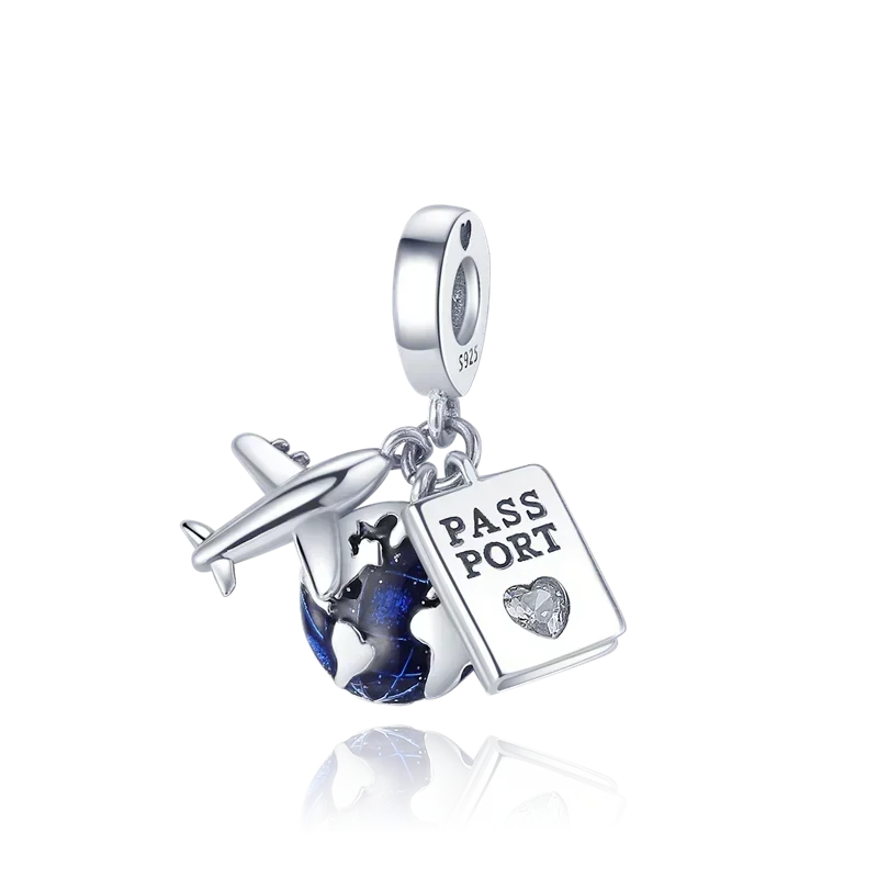 925 Sterling Silver Heart Family Tree Snowflake Animal Charms Beads for DIY Bracelet Women Jewelry Gift