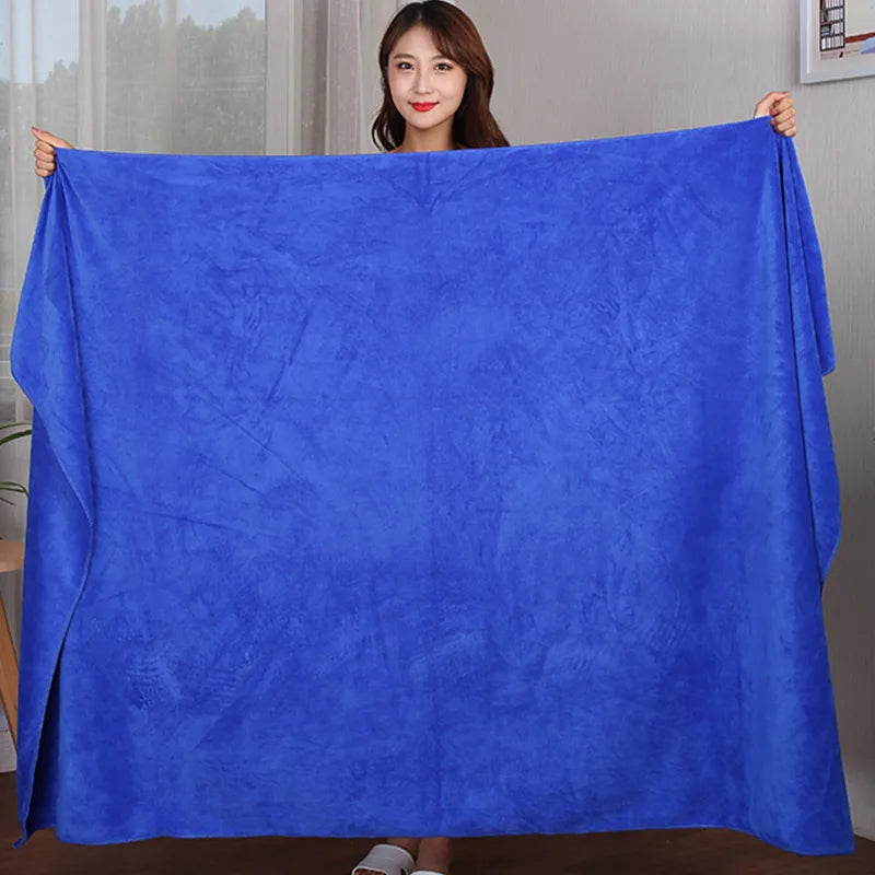 Extra Large Microfiber Bath Towel Super Absorbent Quick Drying Soft Hotel Beauty Salon Sauna Sports Towel