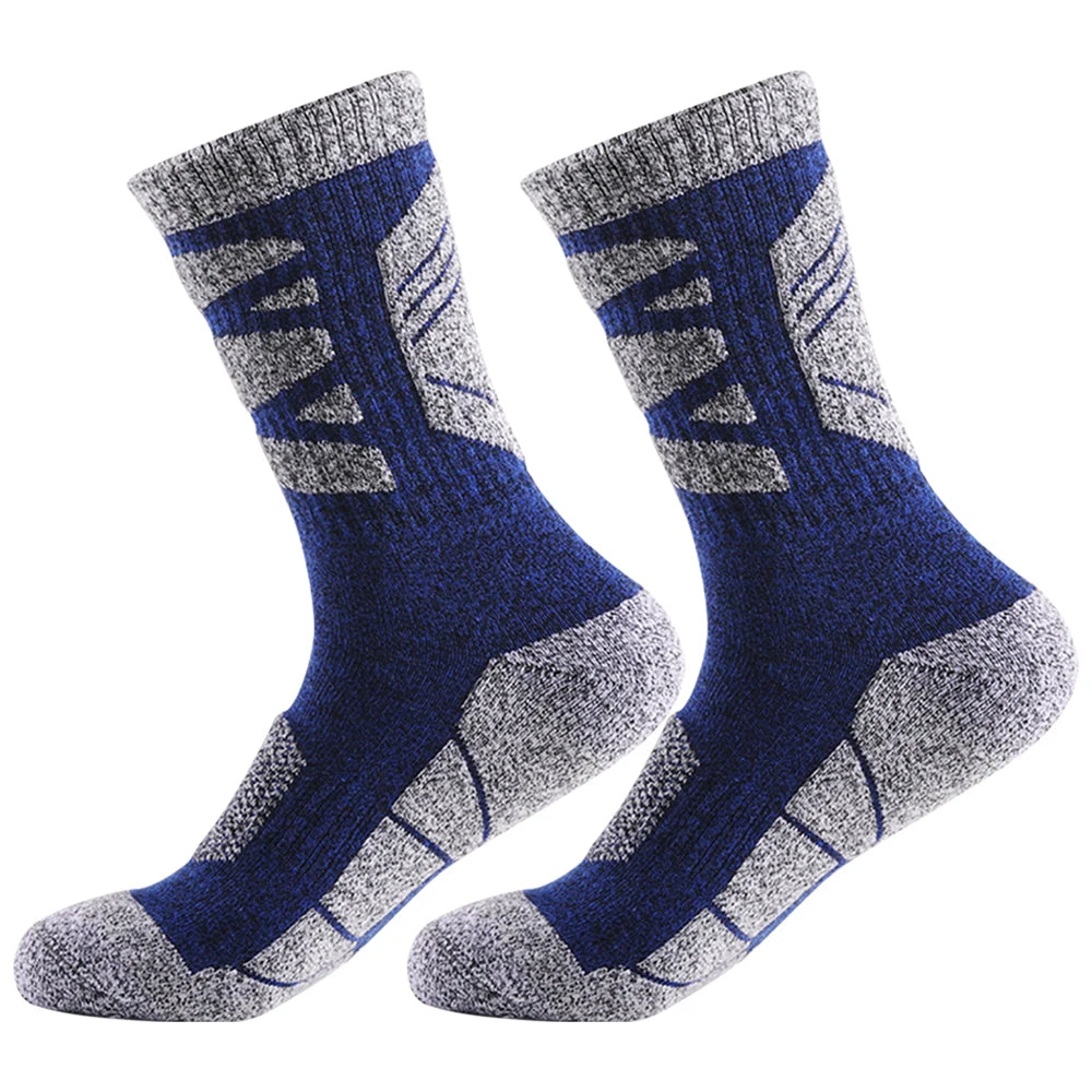 Thermal Thick Winter Hiking Socks Cotton Cushion Sole
