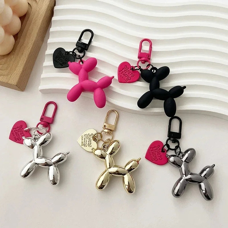 Balloon Dog Keychain - Cute Sweet Ins Style Phone Charm & Bag Pendant