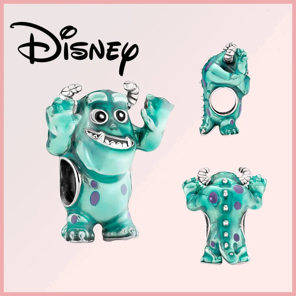 Disney 925 Sterling Silver Stitch Minnie Winnie Dangle