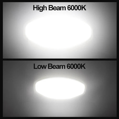 H4 LED Motorcycle Headlight 6000K 10000LM Hi Lo Beam