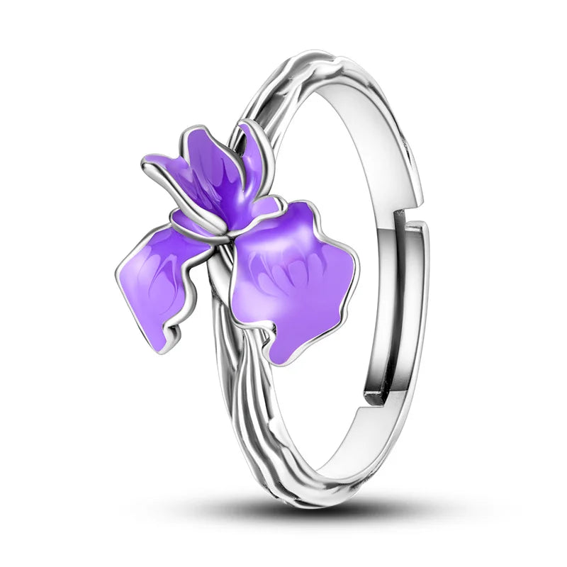Zircon Diamond 925 Sterling Silver Women's Ring Elegant Fine Jewelry KTR096