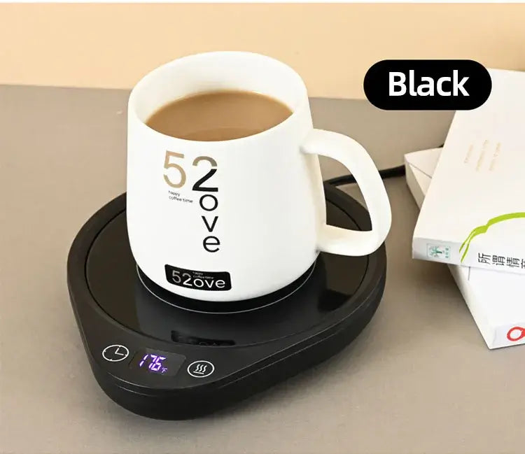 110V/220V Cup Heater Coffee Mug Warmer Electric Hot Plate black(no cup)