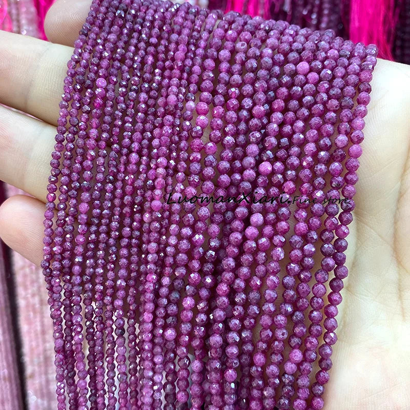 Elegant Faceted Aquamarine Beads for DIY Jewelry Making Bracelet Accessories