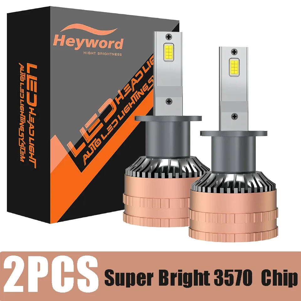 Heyword 300W 6000K LED Headlight Kit Universal Fit Car