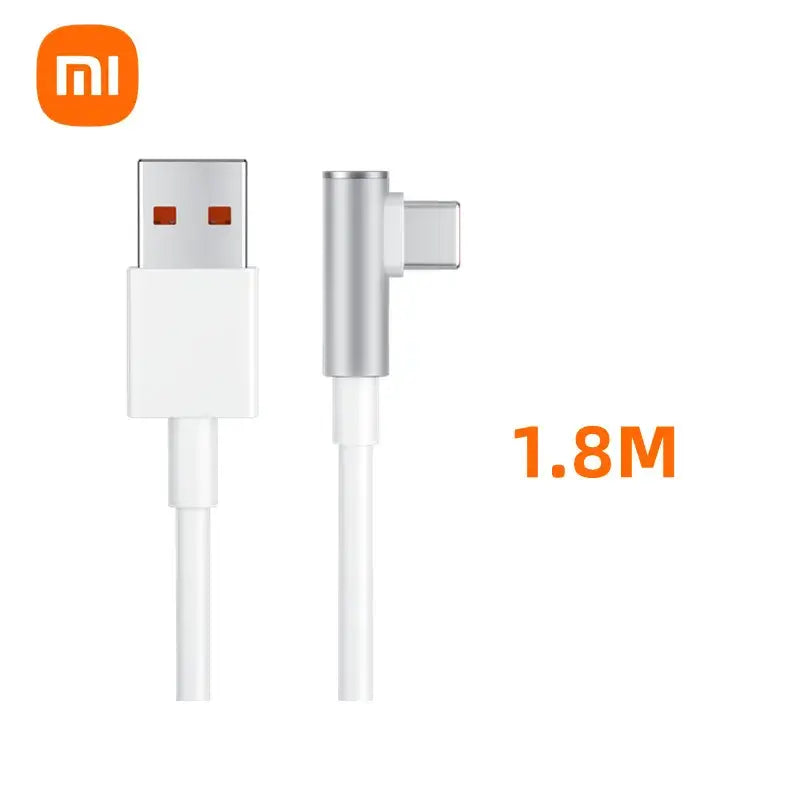 Original Xiaomi 120W 6A Super Fast Charger With Type C Cable White 1.8M 1.8m