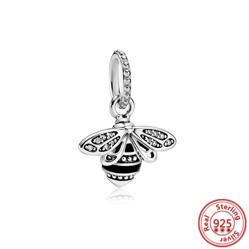 Cute Animal Family Charm Beads for DIY Silver Bracelet Jewelry Making Y476