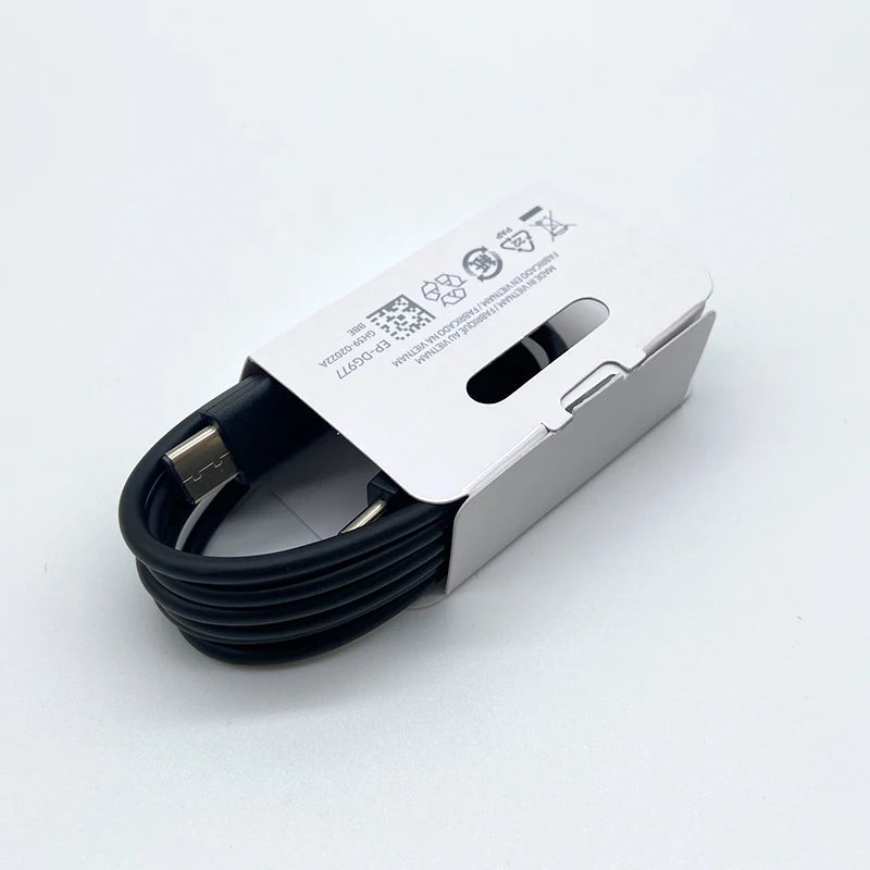 Samsung 25W Super Fast Charger USB Type C Adapter With 3A Cable Intelligent Charge For Galaxy S24 S23 S22 S21 S20 A54 A34 Z Flip 4 5 6 Z Fold Compatible