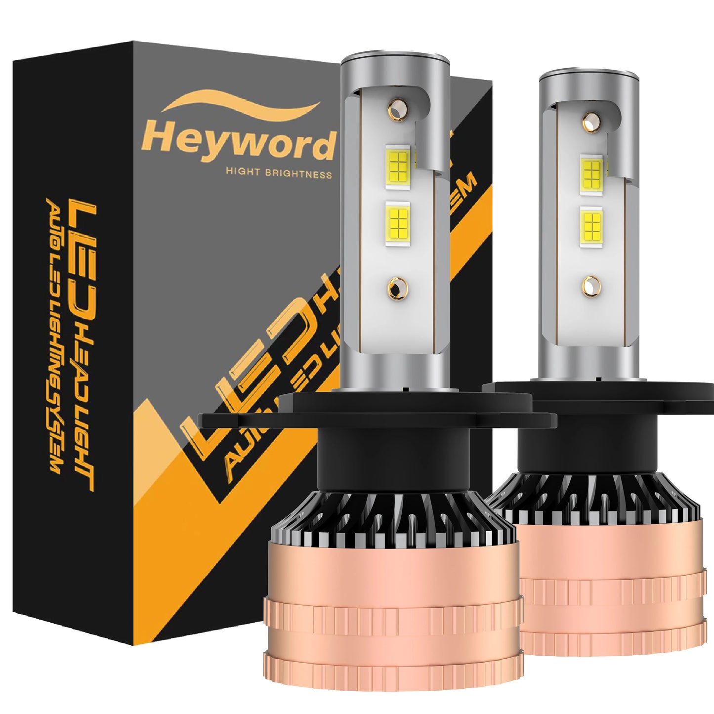 Heyword LED Headlight Bulbs 6500K 160W 30000LM Kit Plug