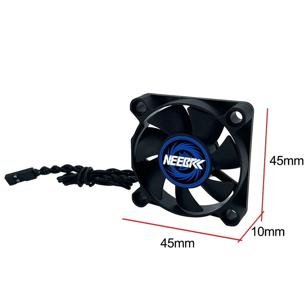 RC Motor Fan Cooling Heatsink 25-50mm High Wind Rapid Cool 45x45mm