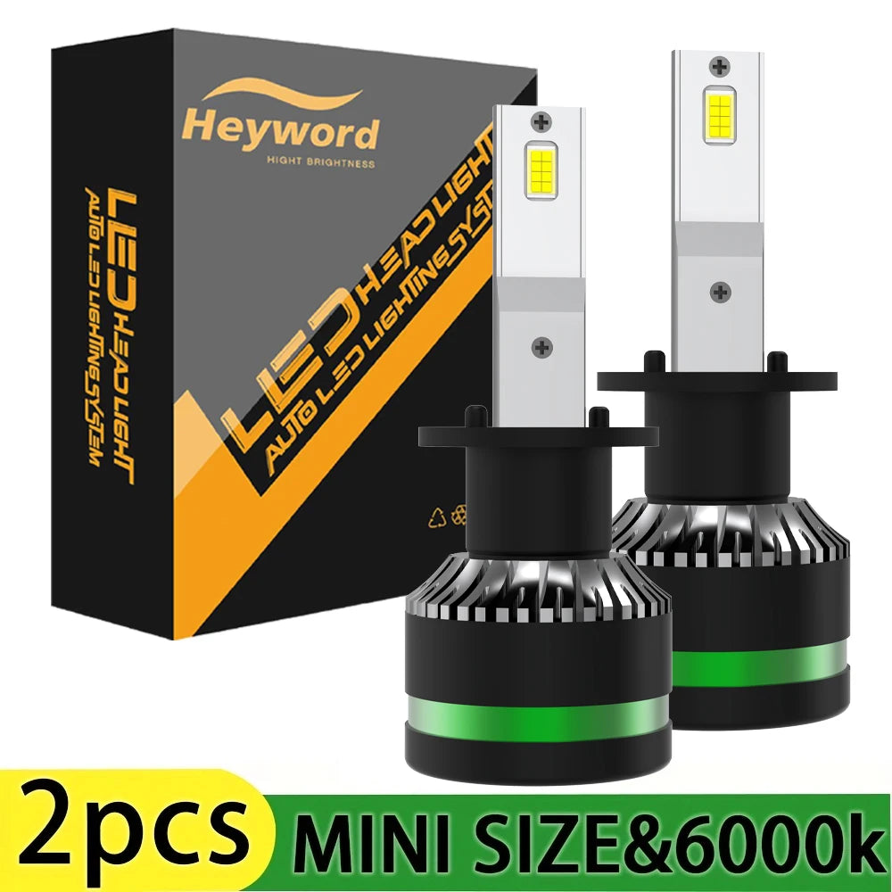Heyword H4 H7 Universal 6000K 300W 30000LM LED Headlights