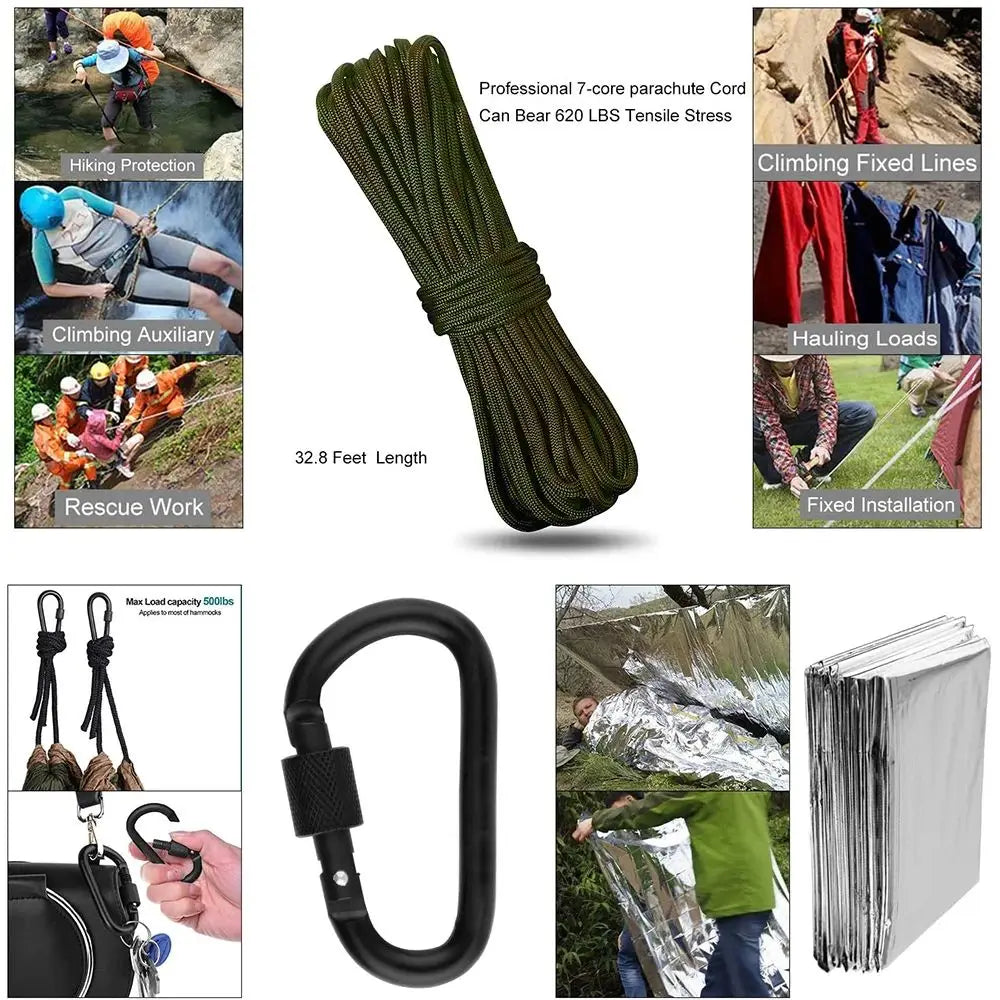 Professional Emergency Survival Kit Gear Tactical Adventure