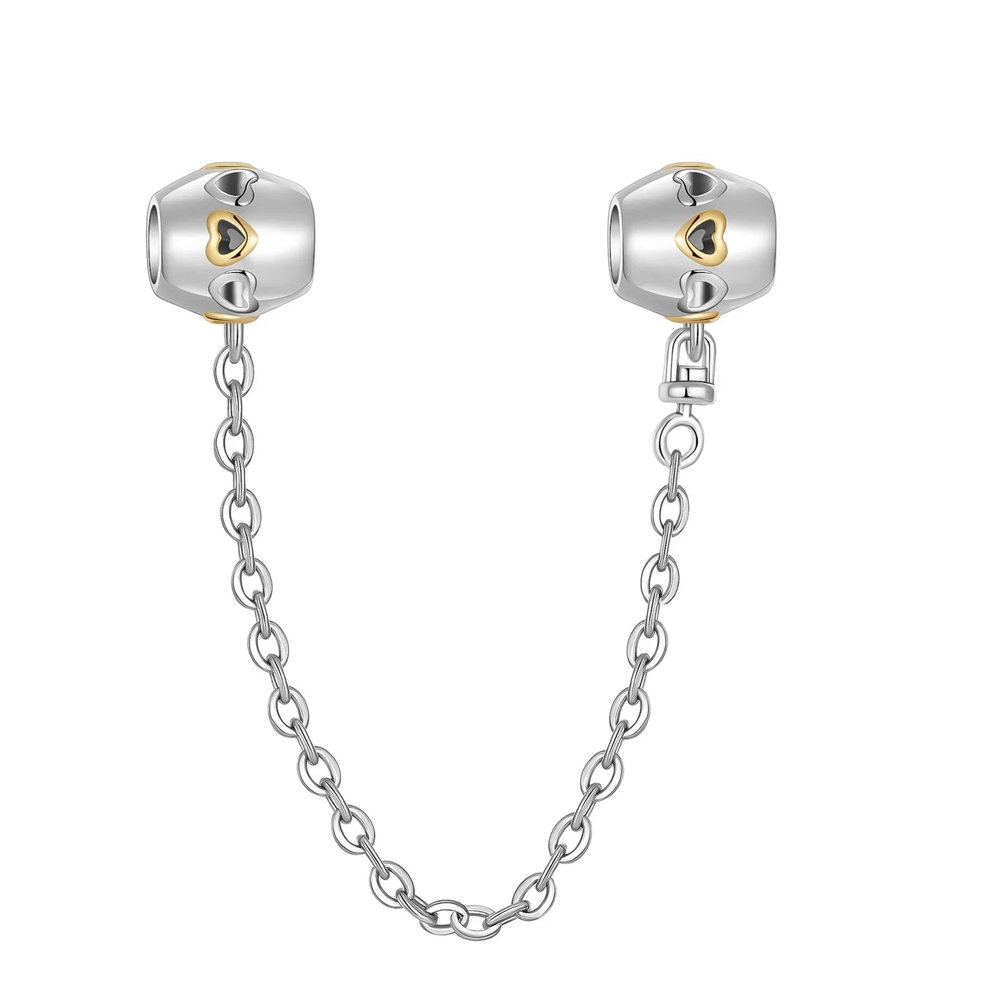 Luxury 925 Sterling Silver Clover Daisy Star Moon Zircon Pavé Safety Chain Bow Necklace and Bracelet Set for Women Fine Jewelry Gifts