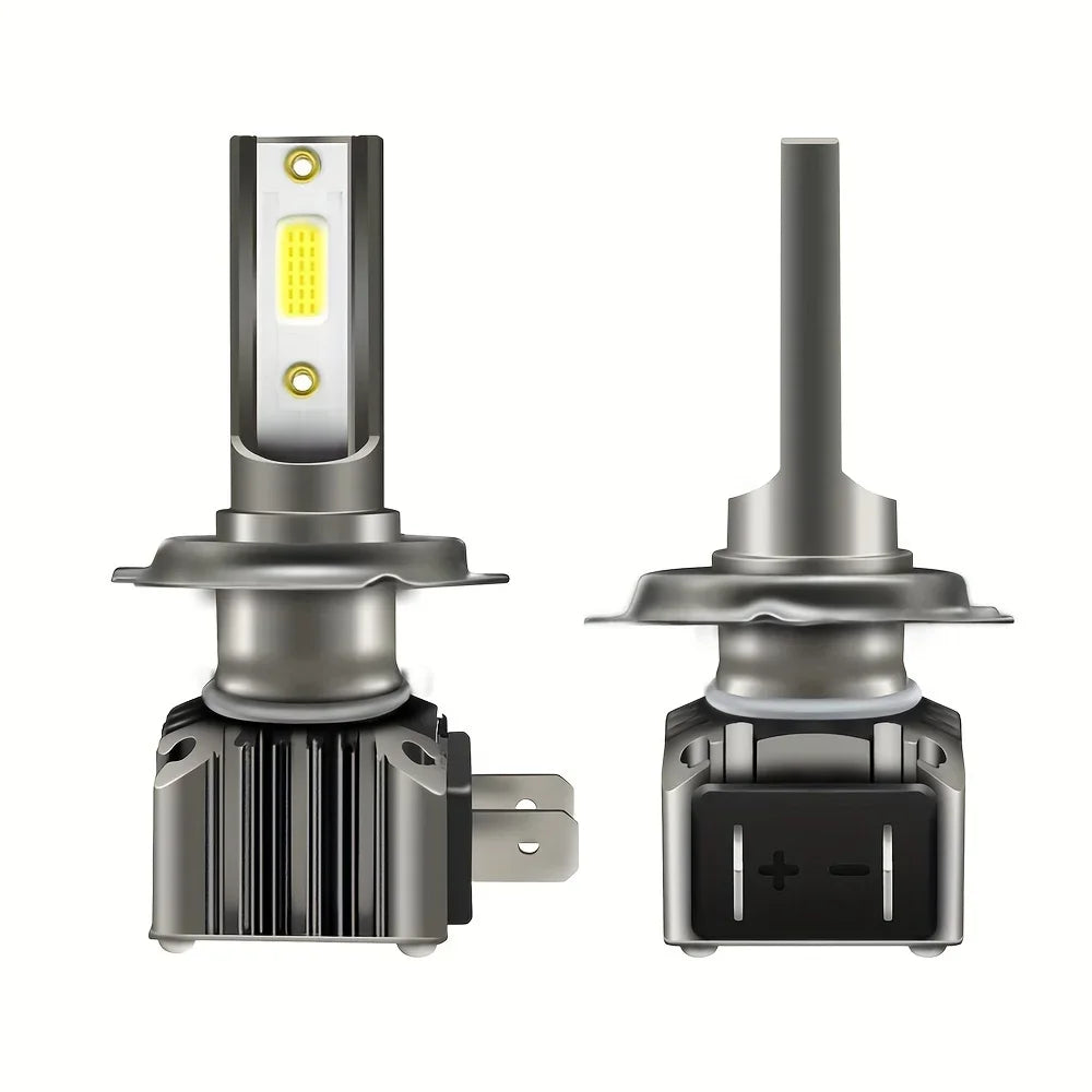 9005 9006 H4 H7 H11 LED Headlight Bulbs High Low Beam 28000 Lumens 6000K White Light 180W COB Chips Plug and Play 2 Pack