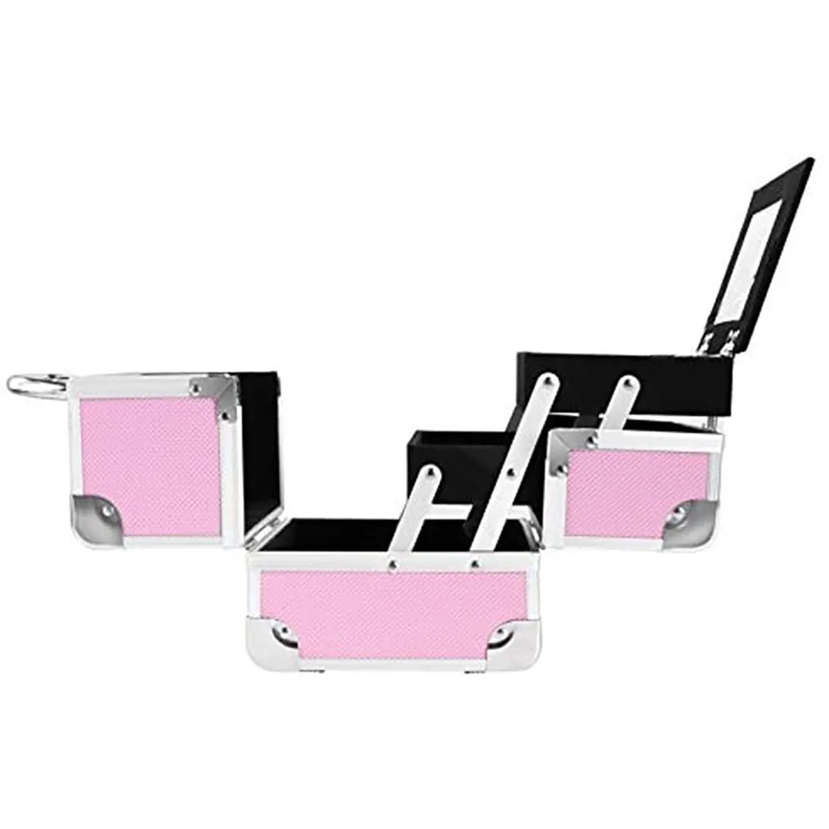 Portable Aluminum Cosmetic Storage Case Artist Toolbox