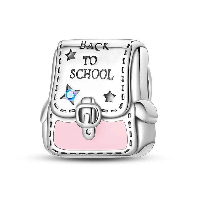 Original 925 Sterling Silver Magic Cube Charm Bead Pendant with Zircon for Bracelet and Necklace Jewelry