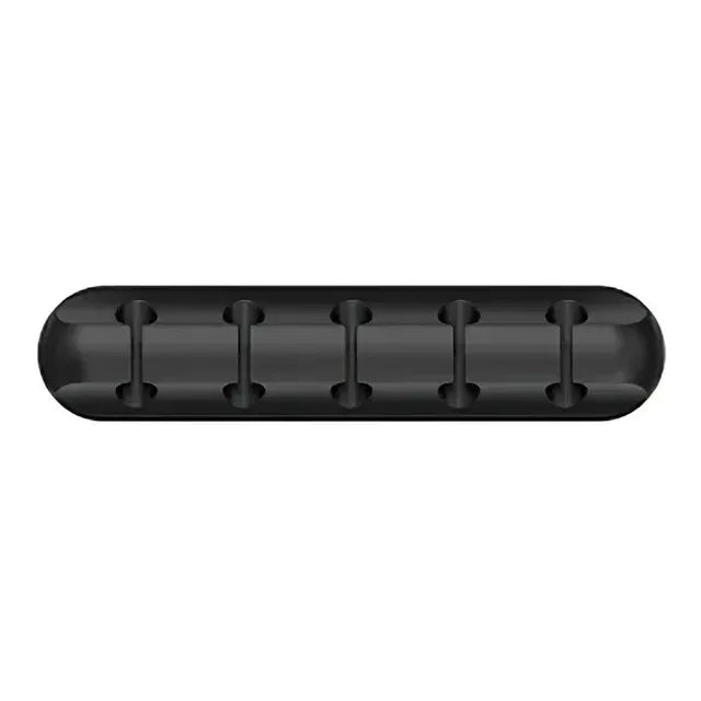 Silicone USB Cable Organizer Clips Self Adhesive Wire Winder for Headset Mouse Keyboard iPhone Huawei