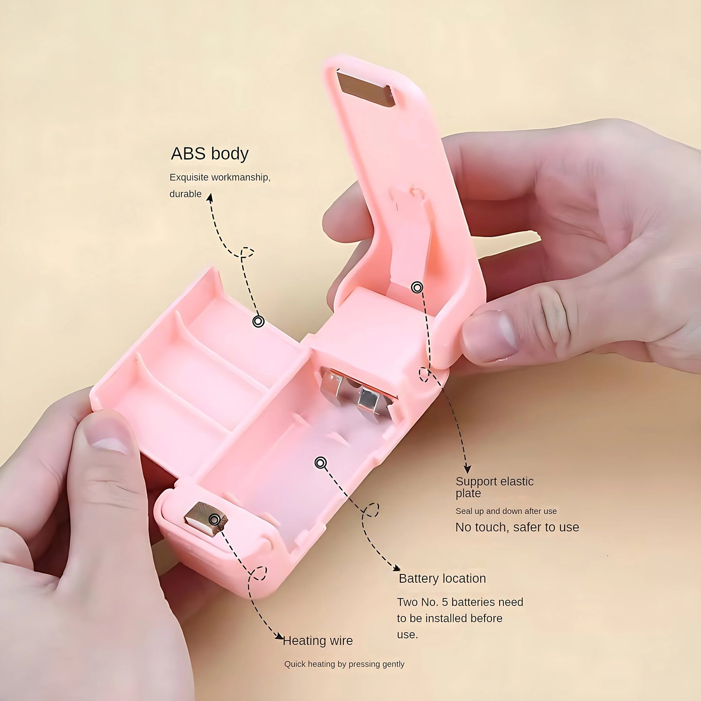 Mini Sealing Machine: Portable Plastic Snacks Sealer Artifact