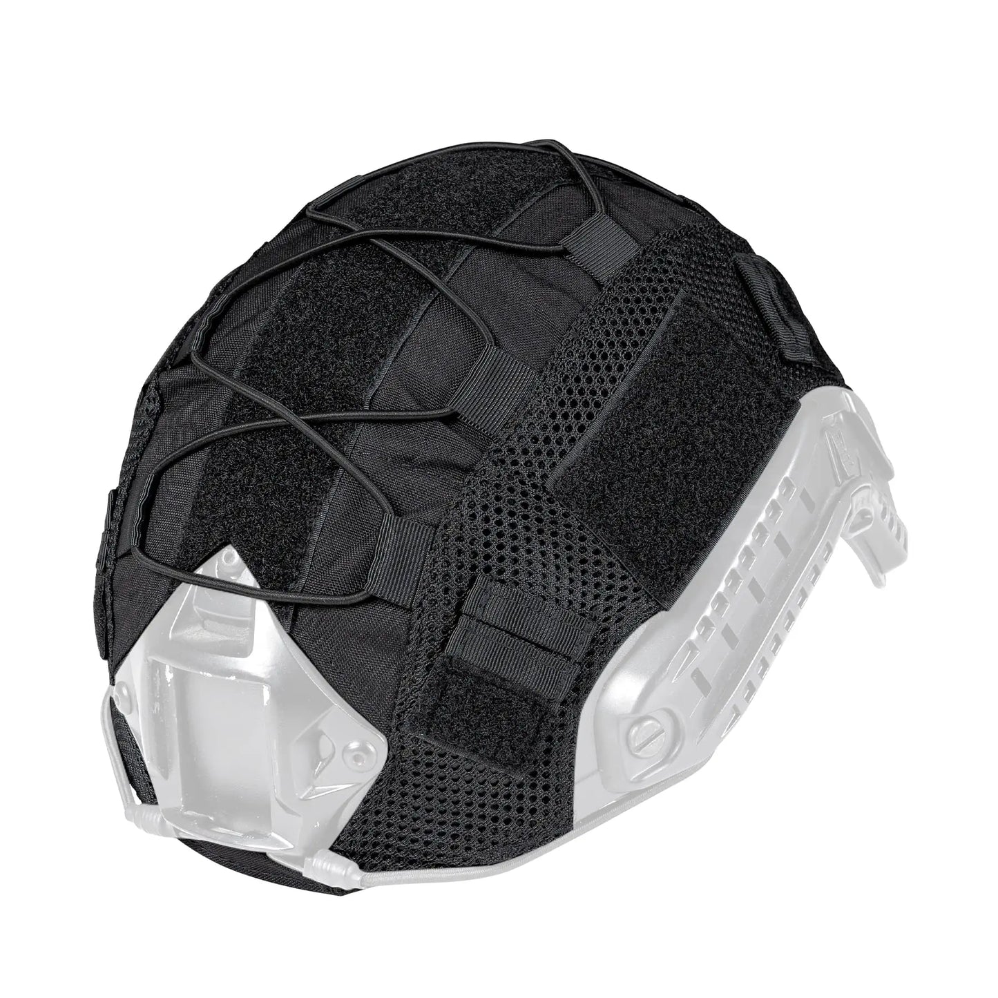 Tactical Helmet Cover for Fast Helmet Multi-Camo 1000D Black CHINA