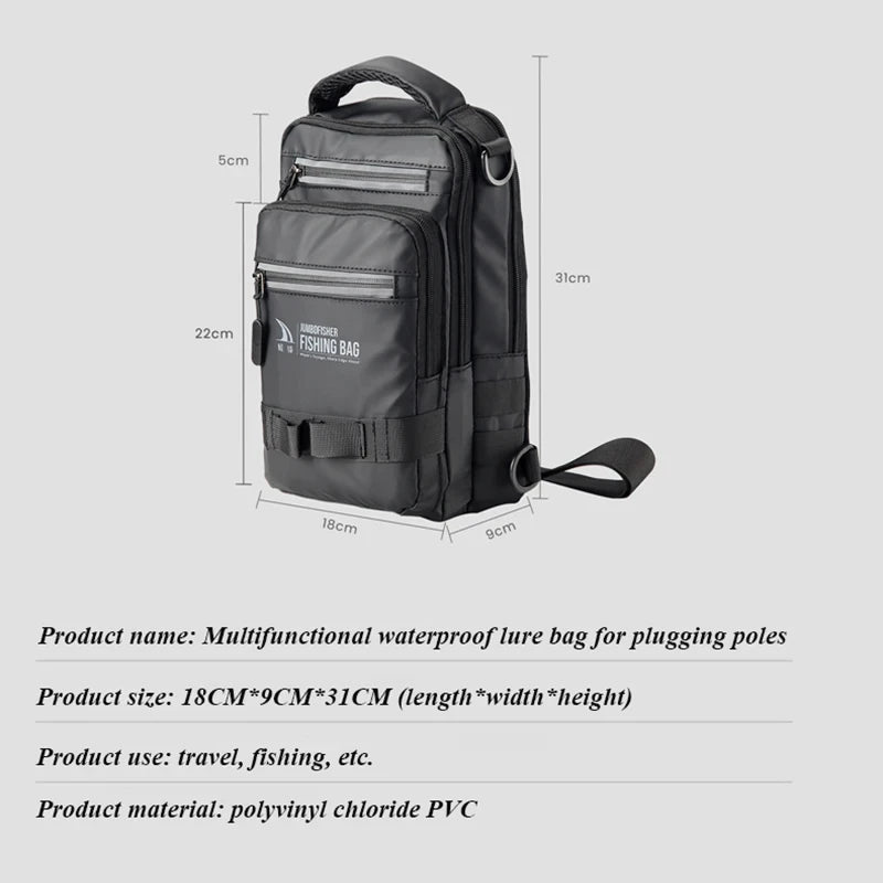 Lightweight Tactical Fishing Bag Backpack for Outdoor Gear