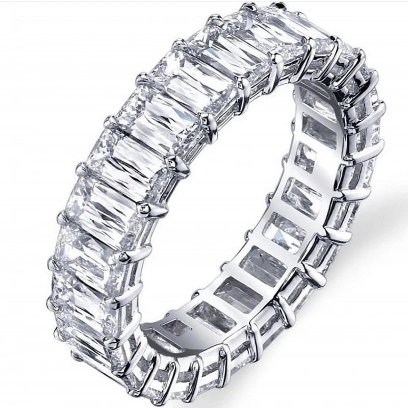 Promise Marquise Cut 3ct Simulated Diamond Ring in 925 Sterling Silver for Women Elegant Engagement and Wedding Jewelry Gift