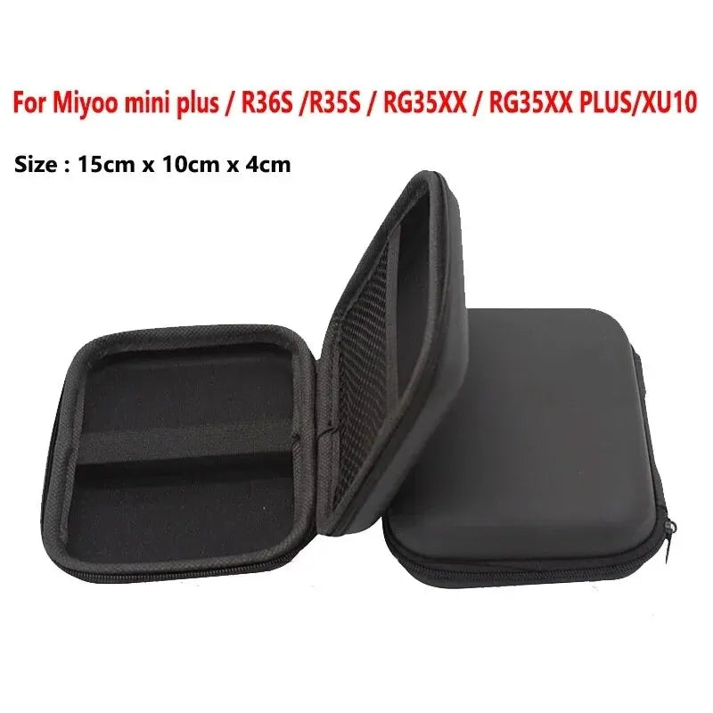 TOP Protect Game Storage Case For Miyoo Mini Plus R36S R35S And Anbernic RG35XX Plus Portable Protective Carry Bag