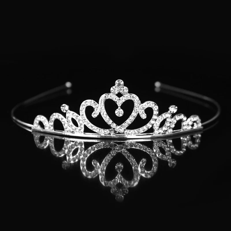 Elegant Crystal Princess Tiaras for Girls Wedding Party Hair Accessories